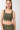 Mandala Sports Bra, Green Front - Ultra Light Bra