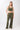 Mandala Green Sports Bra Outfit (Front View) - Ultra Light Bra