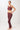 Mandala Sport Bra Red Outfit Side - Ultra Light Bra