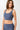 Mandala Sport Bra Blue Front - Racer Bra
