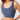 Mandala Blue Sport Bra Detail - Racer Bra