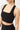 Mandala Sport Bra Schwarz Detail - French Neck Bra