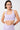 Mandala Sport Bra Lila Front - French Neck Bra
