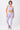 Mandala Sport Bra Lila Outfit Front - French Neck Bra