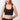 Mandala Black Sports Bra (Front) - Sports Bra