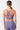 Mandala Sport Bra Lila Rückseite - Sports Bra