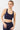 Mandala Sport Bra Dunkelblau Front - Sports Bra