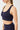 Mandala Sport Bra Dunkelblau Detail - Sports Bra