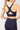 Mandala Sport Bra Dunkelblau Rückseite - Sports Bra