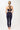 Mandala Sport Bra Dunkelblau Outfit Rückseite - Sports Bra