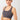 Mandala Sport Bra Dark Gray Front - Sports Bra