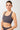 Mandala Sport Bra Dark Gray Front - Sports Bra
