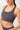 Mandala Sport Bra Dark Gray Detail - Sports Bra
