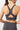 Mandala Sport Bra Dark Gray Detail - Sports Bra