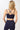 Mandala Active Bra Dunkelblau Rückseite - Studio Bra