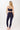 Mandala Active Bra Dunkelblau Outfit Rückseite - Studio Bra
