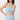 Mandala Sports Bra, Blue, Front - New Studio Bra