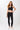 Mandala Black Fitness Bra  Outfit: Front-Closure Pilates Bra
