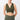 Mandala Green Front-Closure Pilates Bra