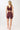 Mandala Fitnes Bra Rot Outfit Rückseite-Pilates Bra
