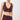Mandala Workout Bra Red Front - Organic Cotton Bra