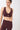 Mandala Workout Bra Red Front - Organic Cotton Bra