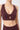 Mandala Workout Bra, Red Detail - Organic Cotton Bra