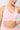 Mandala Workout Bra Pink Front - Rib Bra 2.0