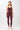 Mandala Fitness Legging Rot Outfit Front - Sporty Vibe Leggings