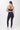 Mandala Dark Blue Sports Leggings Outfit (Back View) - Best Loved Leggings