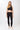 Mandala Fitness Pant Black Outfit Front - Rolldown Tights