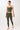 Mandala Fitness Pant Green Outfit Front - Rolldown Tights