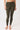 Mandala Fitness Pant Green Front - Rolldown Tights