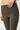 Mandala Fitness Pant Green Detail - Rolldown Tights