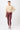 Mandala Fitness Legging Red Outfit Front - Wrap Legging