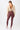 Mandala Fitness Legging Red Outfit Back - Wrap Legging