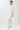 Mandala Pilates Legging Hellblau Outfit Seite - Pilates Tights