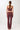 Mandala Fitness Pant Rot Outfit Rückseite - Classic Rolldown