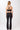 Mandala Fitness Legging Schwarz Outfit Rückseite - Flared Sports Pant
