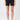 Mandala Sports Pants, Black Front - Biker Shorts