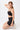 Mandala Sport Pant Schwarz Outfit Seite - Biker Shorts