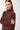 Mandala Active Pullover Rot Detail - Rib Knit Pullover