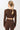 Mandala Fitness Shirt Brown Back - Support Top Long Sleeve