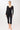 Mandala Sport Shirt Schwarz Outfit Front - Slim V-Neck