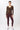 Mandala Sport Shirt Braun Outfit Front - Slim V-Neck