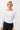 Mandala Sport Shirt Weiß Front - Side Ruffled Longsleeve