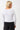Mandala Sport Shirt Weiß Rückseite - Side Ruffled Longsleeve