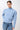 Mandala Active Pullover Blau Front - Gathered Shoulder Knit