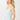 Mandala Fitness Top Light Blue Front - Cropped Pilates Top