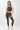 Mandala Green Sports Top Outfit (Front View) - Athleisure Top